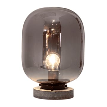 Lampada da tavolo Leola - marmo nero-grigio fumo - By Rydéns