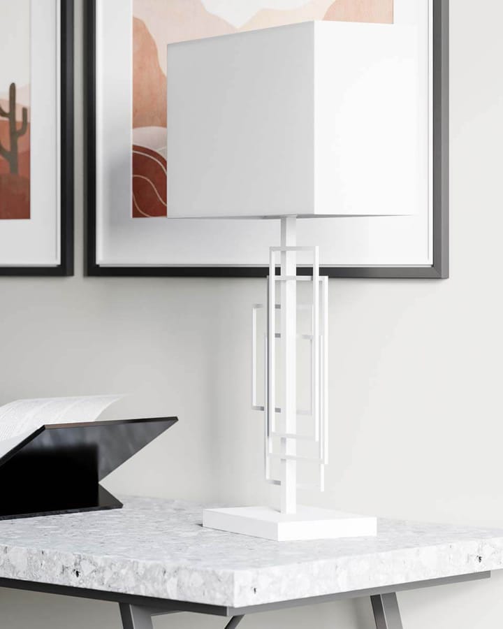 Lampada da tavolo Paragon 69 cm, Bianco opaco By Rydéns