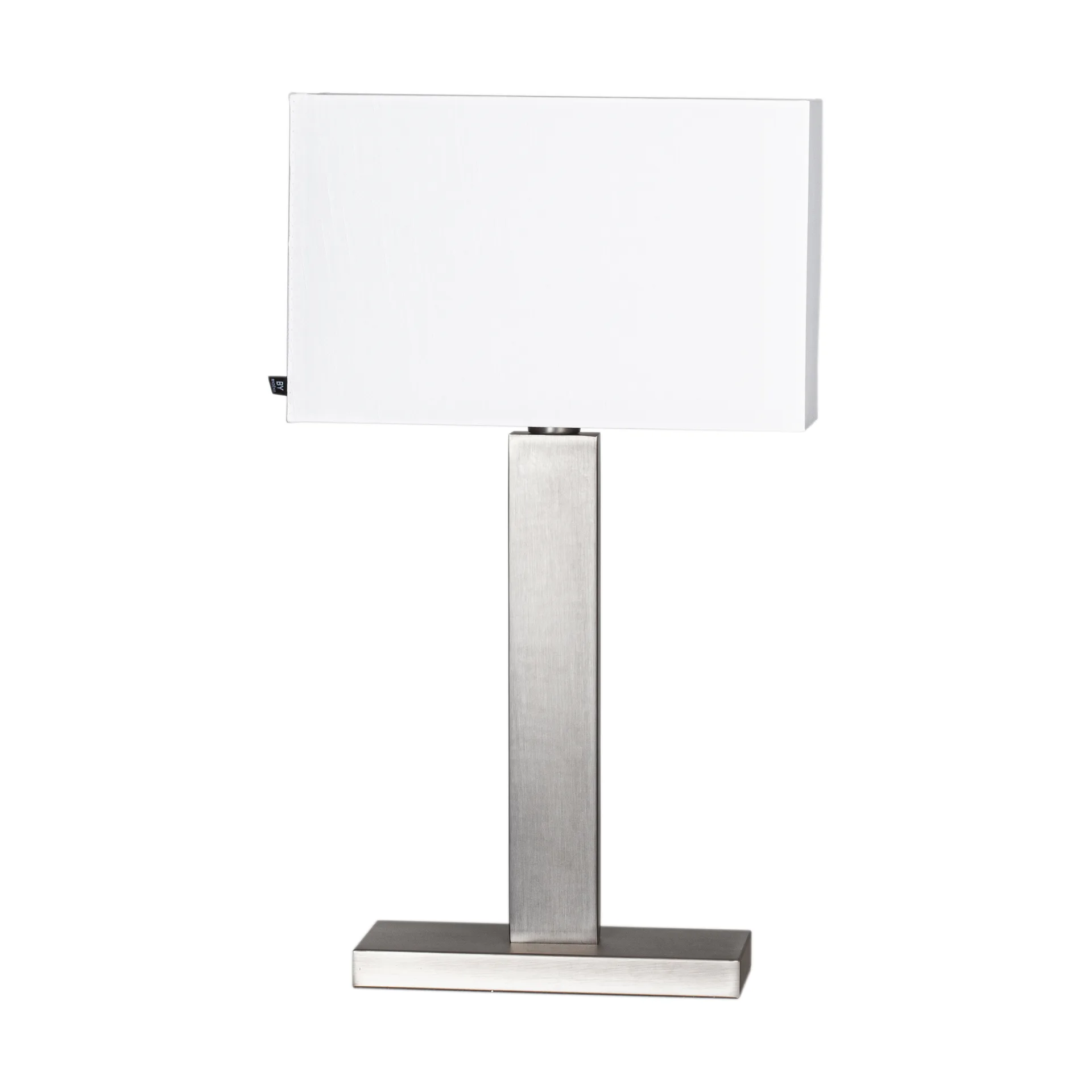 Lampada da tavolo Prime 69 cm, Acciaio spazzolato-schermo bianco By Rydéns