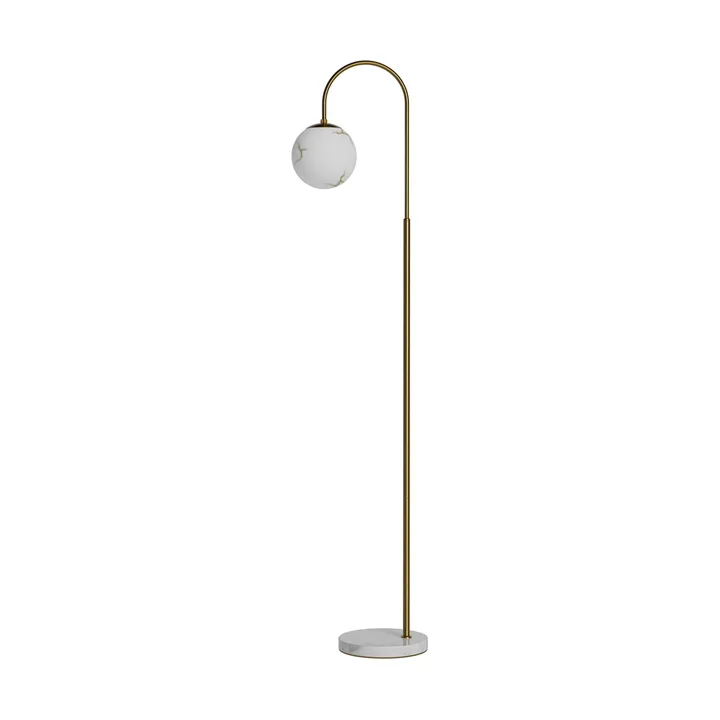 Lampada da terra Bellagio 163 cm - Ottone-bianco - By Rydéns