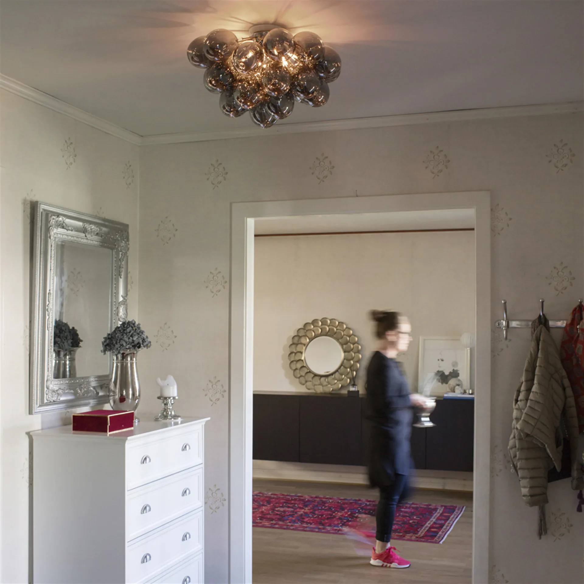 Lampadario Gross Ø 50 cm, smoke grey By Rydéns