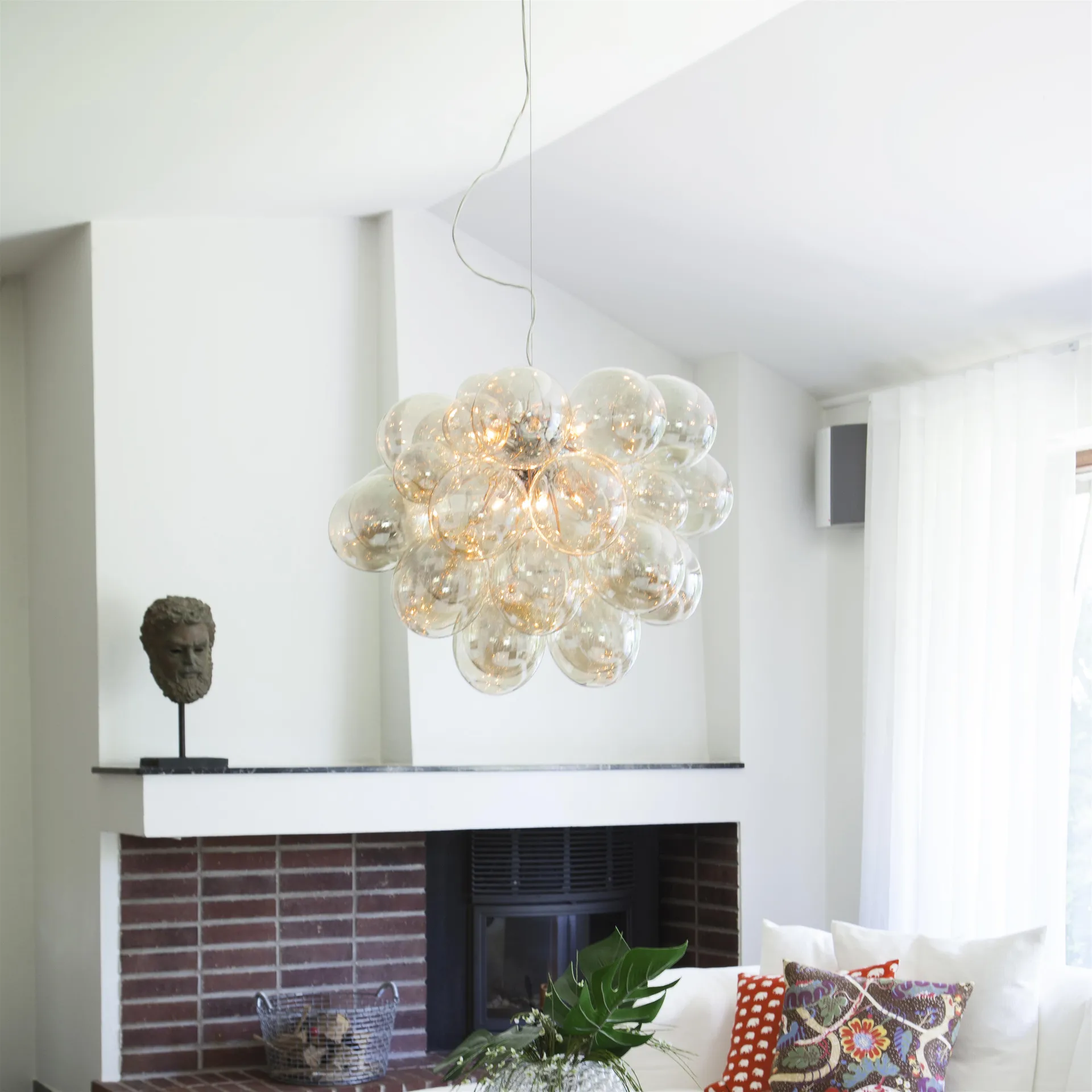 Lampadario Gross Grande, ambra By Rydéns