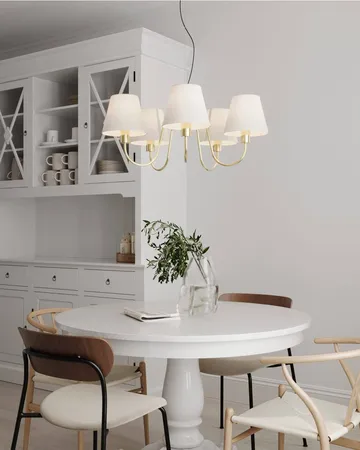 Lynx lampada a soffitto - Ottone-bianco - By Rydéns