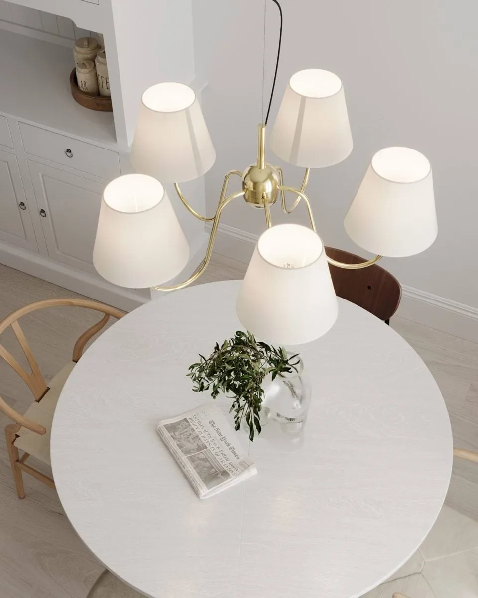 Lynx lampada a soffitto, Ottone-bianco By Rydéns