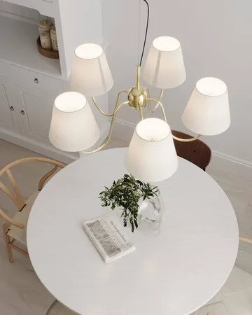 Lynx lampada a soffitto - Ottone-bianco - By Rydéns