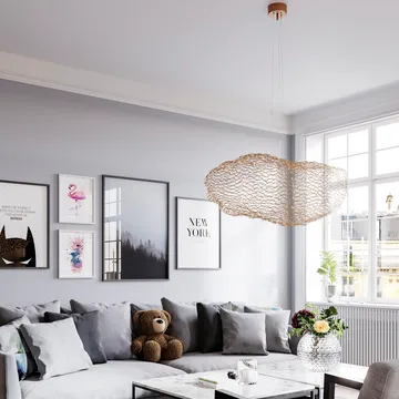 Plafoniera Hayden - Dorato, 76 cm - By Rydéns