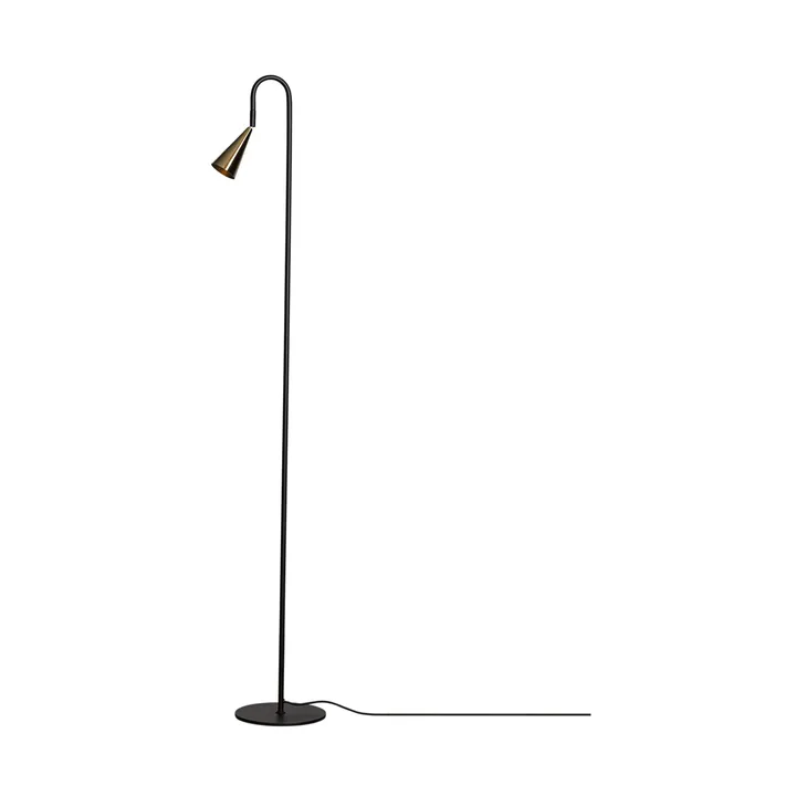 Spline lampada da terra - Nero-ottone, 140 cm - By Rydéns