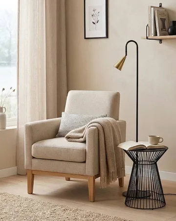 Spline lampada da terra - Nero-ottone, 140 cm - By Rydéns