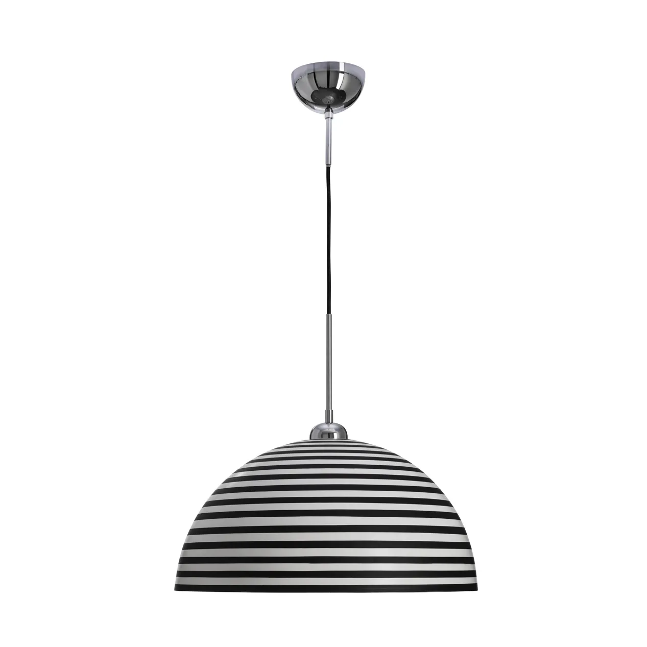 Stripe lampada a sospensione, Nero-bianco, Ø45 cm By Rydéns