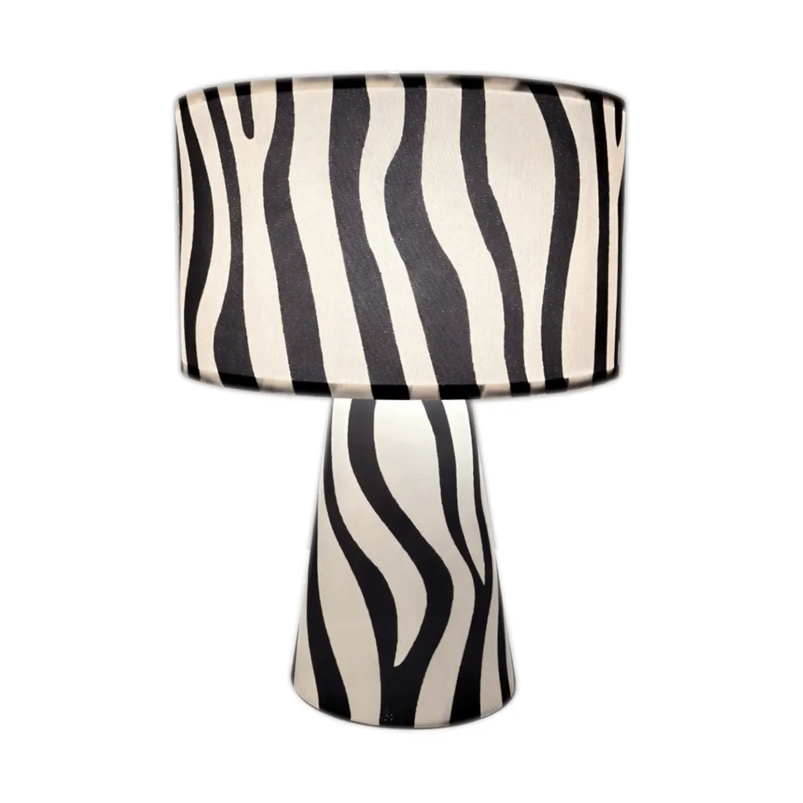 Zany Zebra lampada da tavolo, Nero-bianco, 43 cm By Rydéns