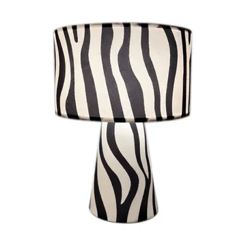 Zany Zebra lampada da tavolo - Nero-bianco, 43 cm - By Rydéns