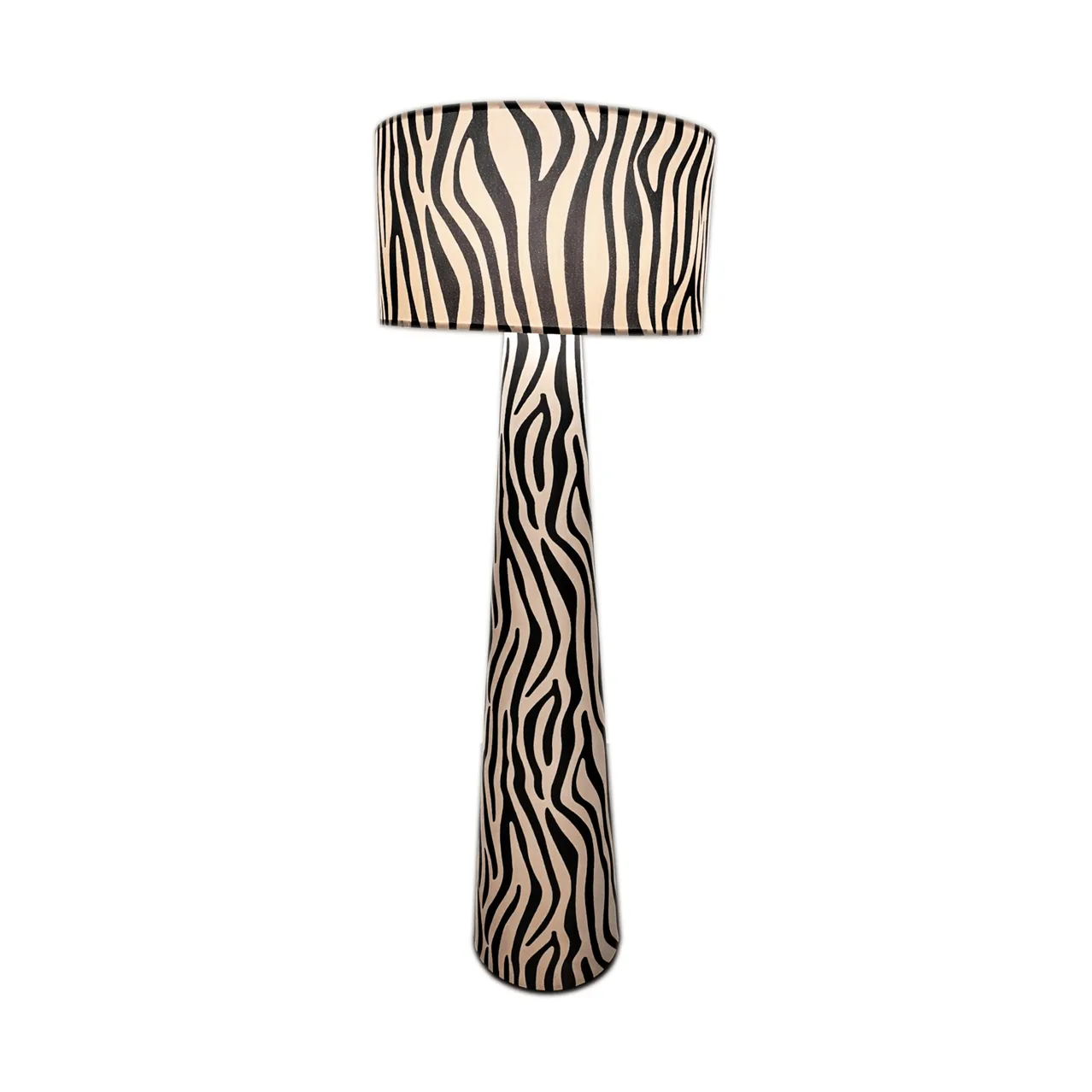 Zany Zebra lampada da terra, Nero-bianco, 144 cm By Rydéns