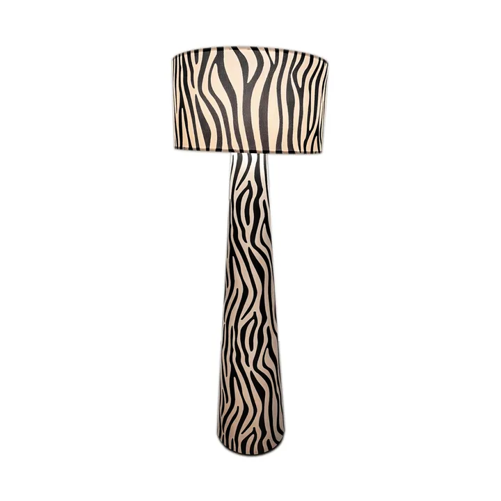 Zany Zebra lampada da terra - Nero-bianco, 144 cm - By Rydéns