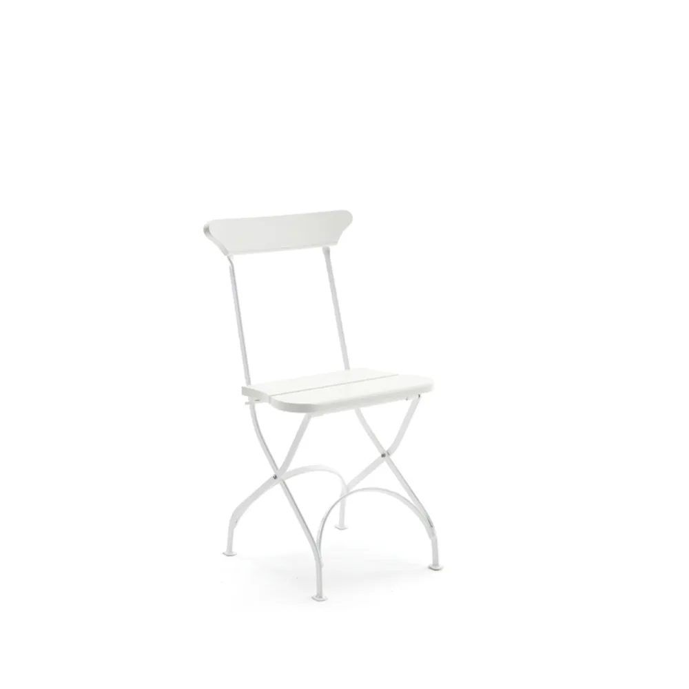 Sedia Classic N.2, Bianco, supporto bianco Byarums bruk