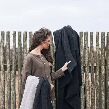 Copriletto Hilda 240x280 cm - Coal - byNORD