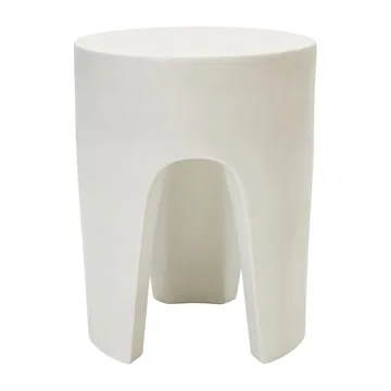 Tavolino Besshoi Ø 35 cm - Snow - byNORD