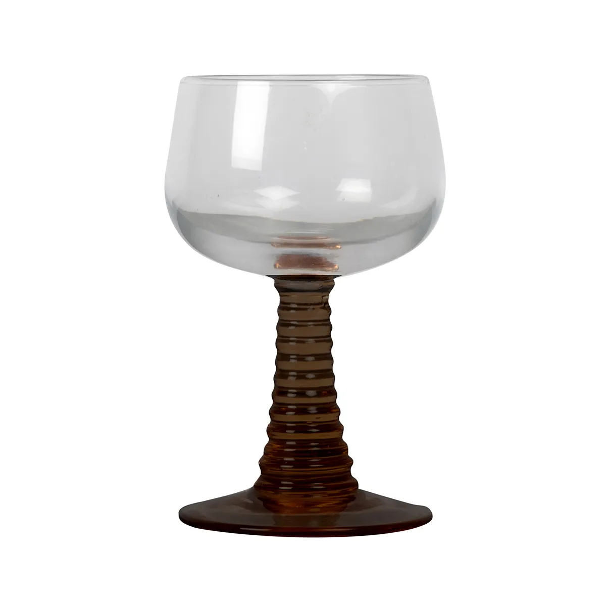 Bicchiere da vino Ewa, trasparente-marrone Byon