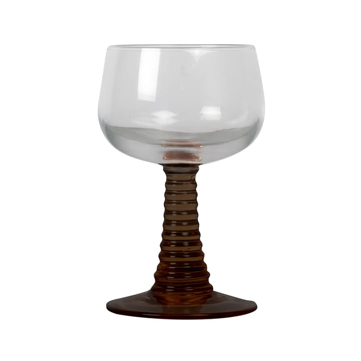 Bicchiere da vino Ewa, trasparente-marrone Byon