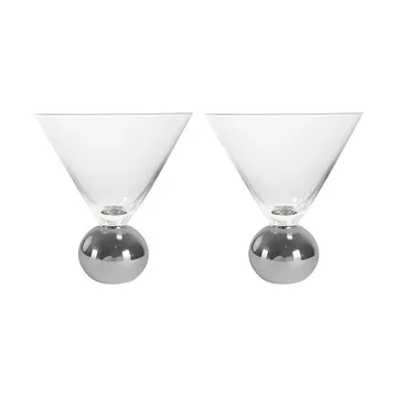 Bicchiere Spice 24 cl, confezione da 2 - Chiaro-argento - Byon
