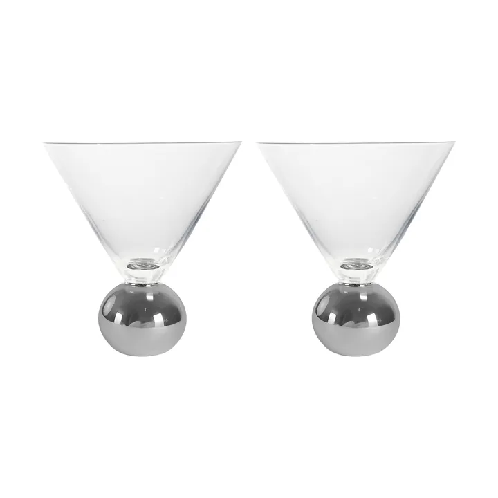 Bicchiere Spice 24 cl, confezione da 2 - Chiaro-argento - Byon