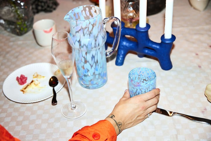 Bicchieri Messy 30 cl confezione da 2, Blu Byon