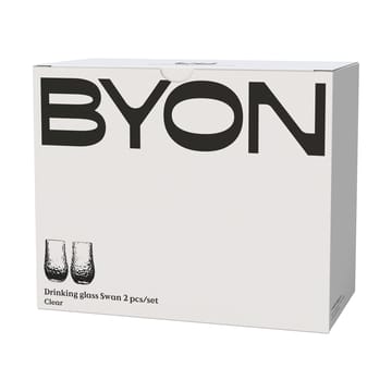 Bicchieri Swan set da 2 - Trasparente - Byon