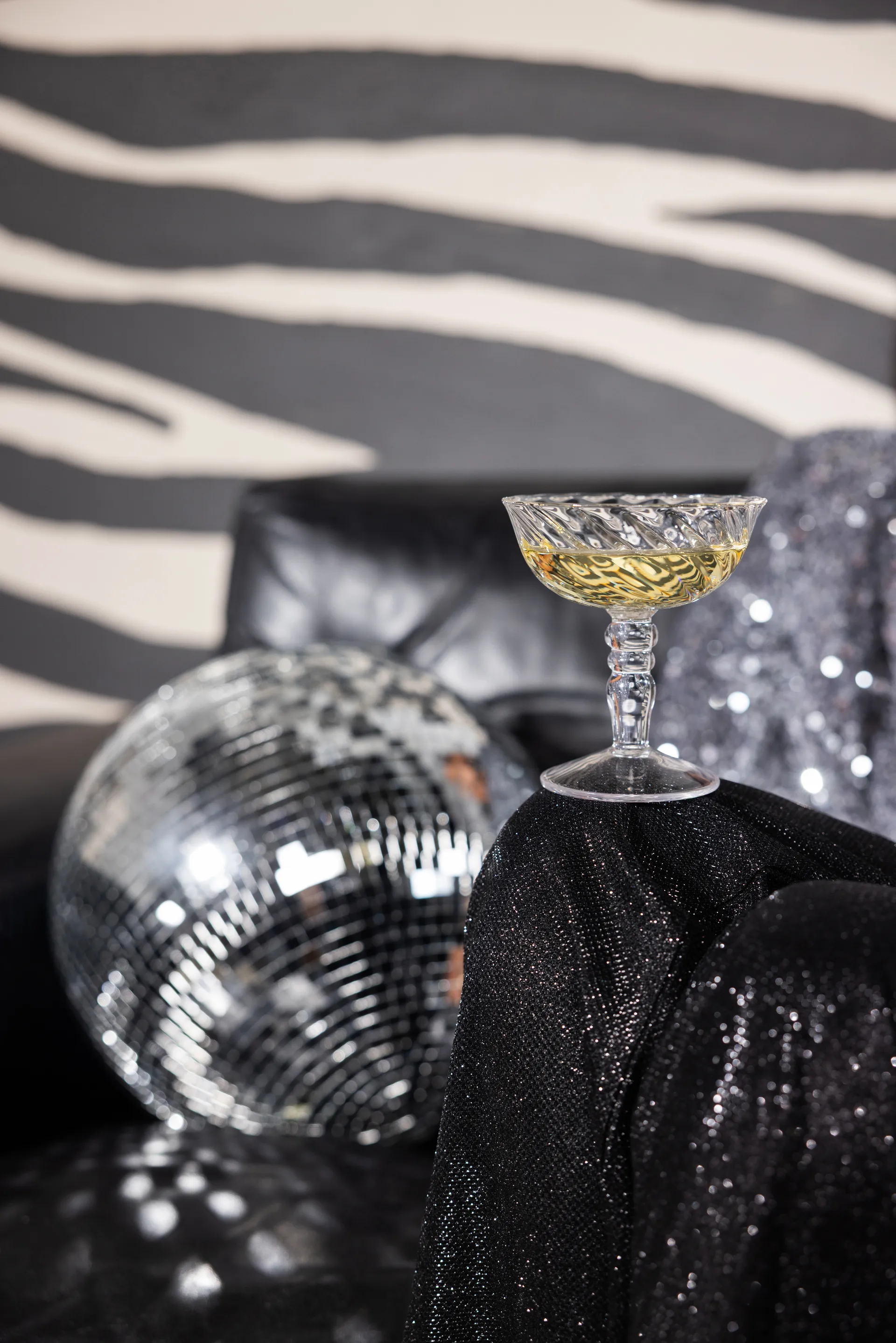 Calice da champagne italiano Opacity 15 cl, confezione da 2, Trasparente Byon