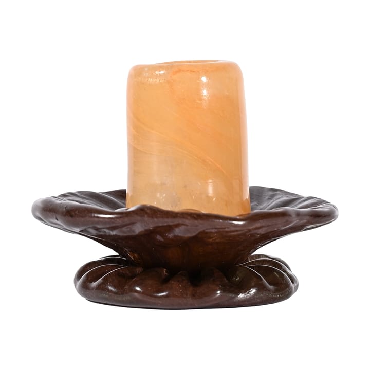 Candeliere Lara XS 9 cm - Arancio-marrone - Byon