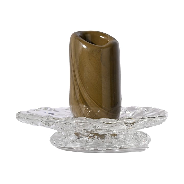 Candeliere Lara XS 9 cm - Verde-trasparente - Byon
