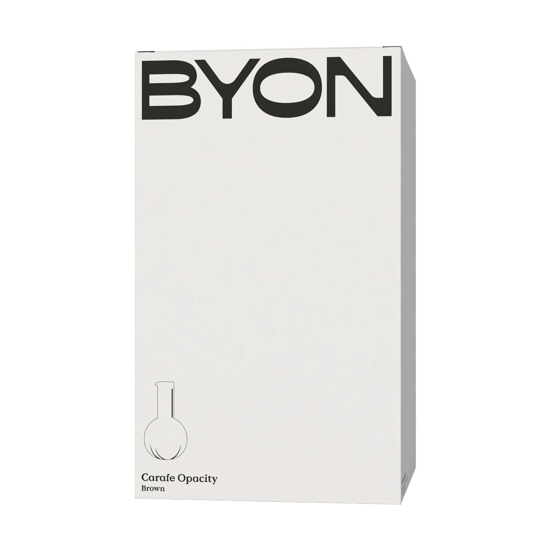 Caraffa Opacity 1,9 L, Marrone Byon