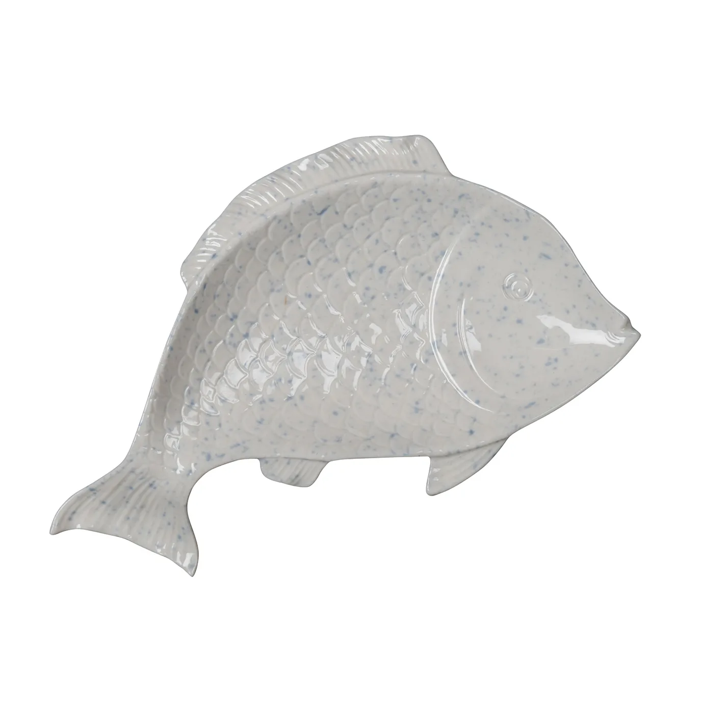 Ciotola da portata Daria, bianco sporco-azzurro Byon