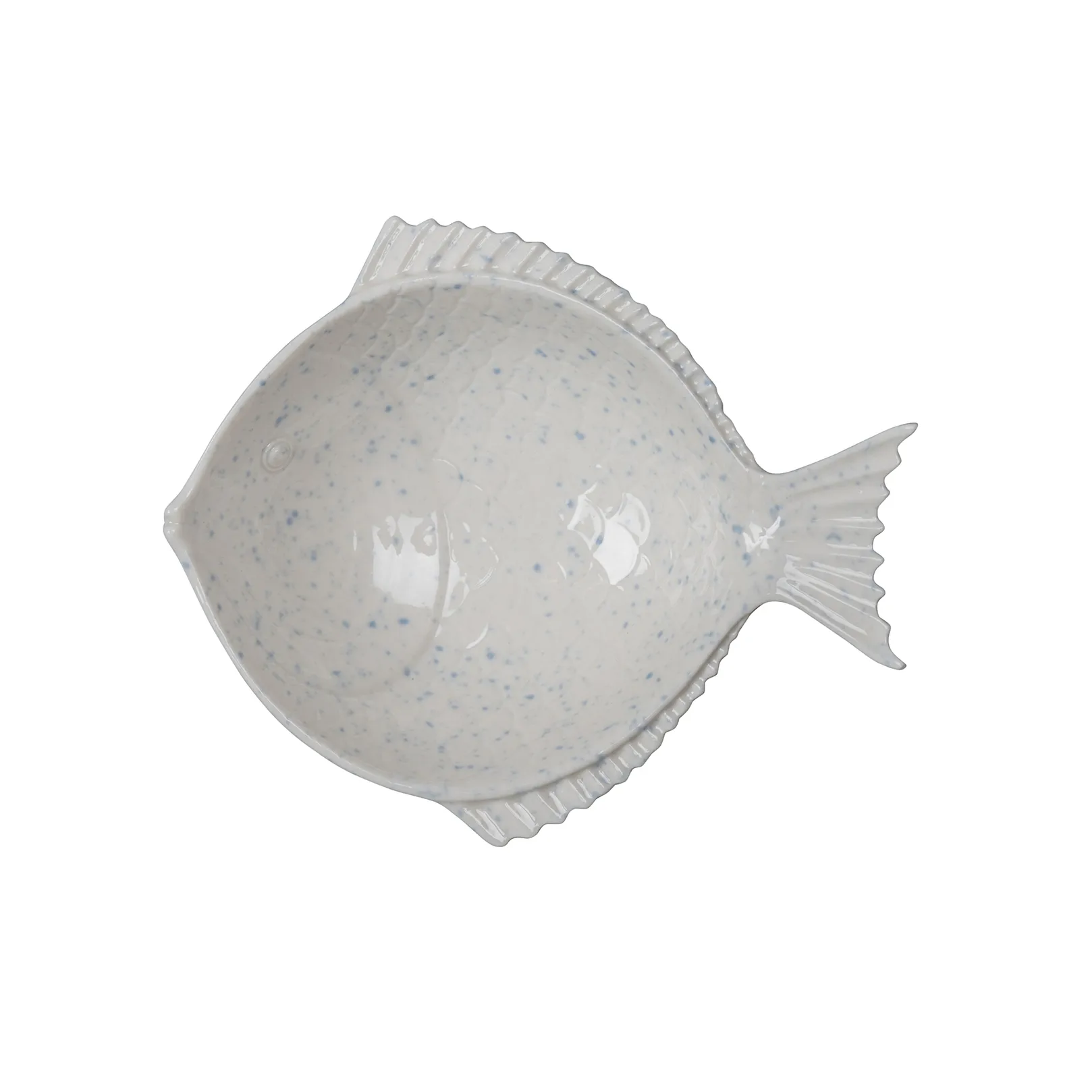 Ciotola da portata Doris, bianco sporco-azzurro Byon