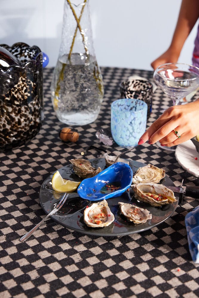 Ciotola da portata Oyster, Blu Byon