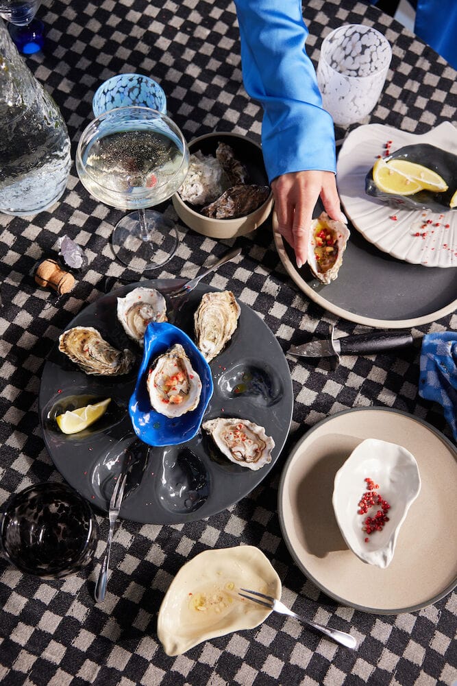 Ciotola da portata Oyster, Grigio Byon