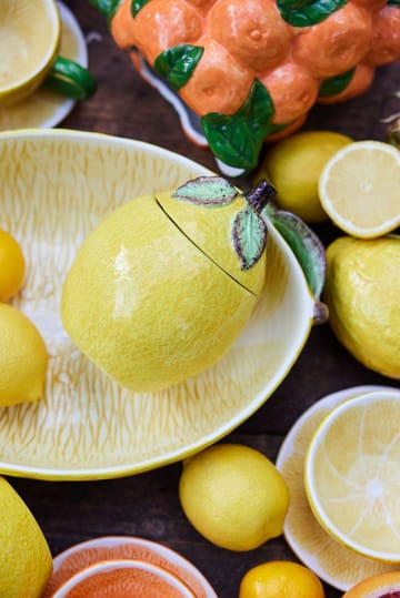 Ciotola Lemon con coperchio - Ø11x14,5 cm - Byon