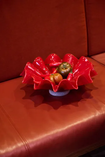 Ciotola Lorin - L, Ø30x11 cm, Rosso - Byon