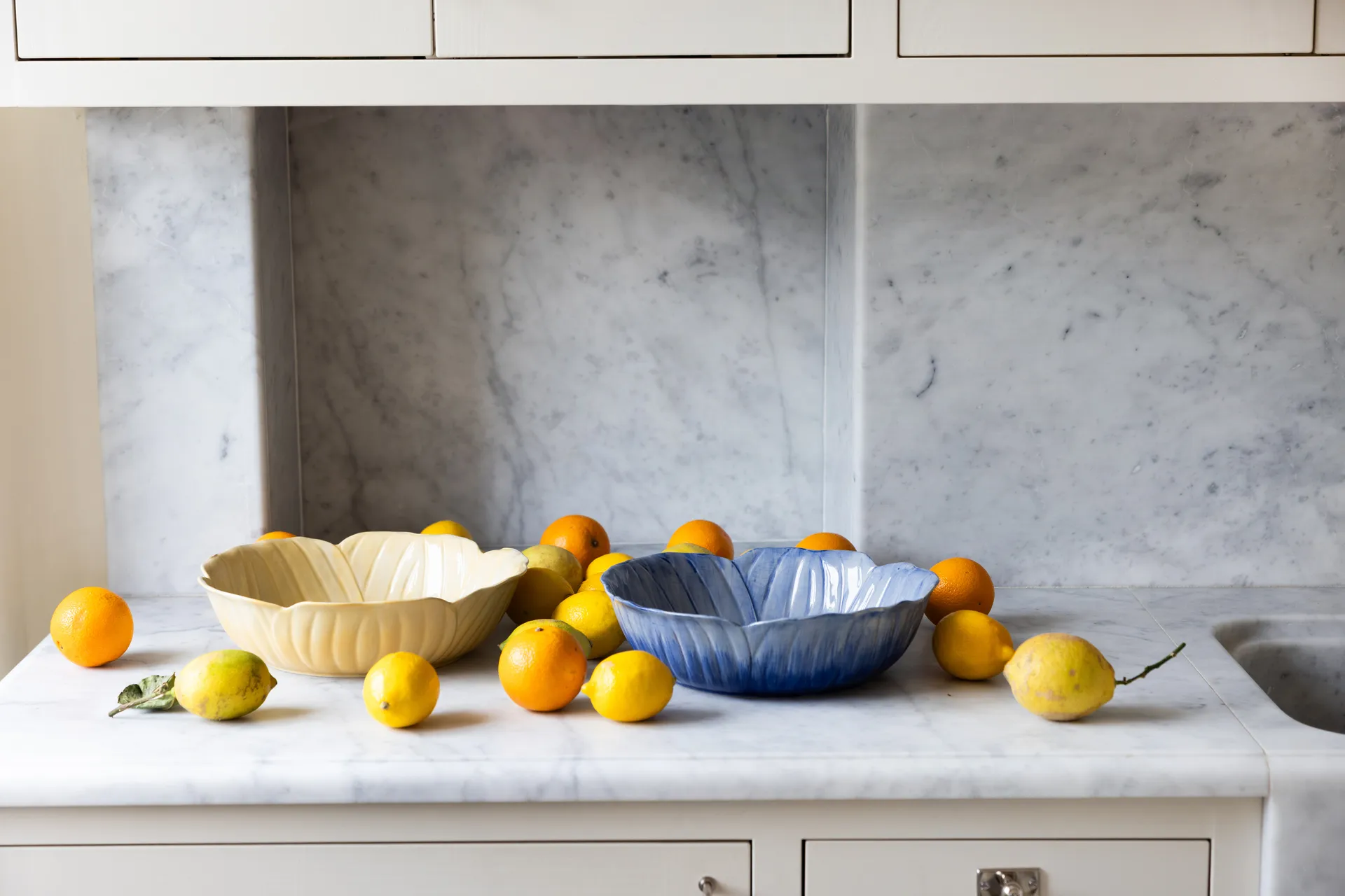 Ciotola Poppy, Beige, Ø30 cm Byon