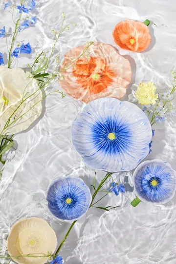 Ciotola Poppy - Blu, Ø11 cm - Byon