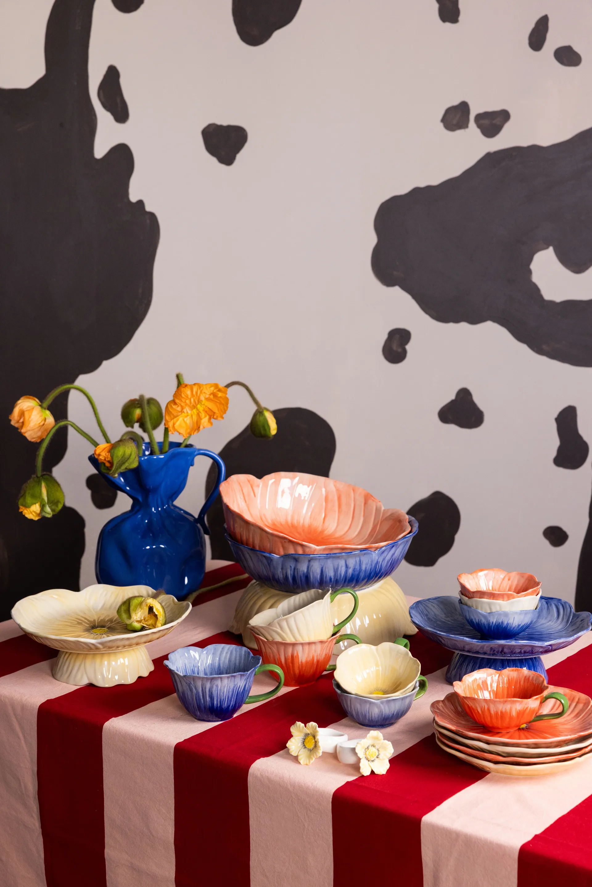 Ciotola Poppy L Ø30 cm, Rosso Byon