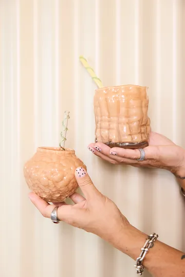 Corallo vaso mini 11x11x8 cm - Pesca - Byon