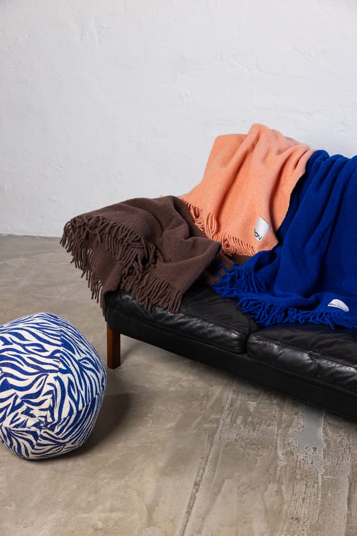 Cuscino Anima Ø35 cm, Zebra-blu Byon