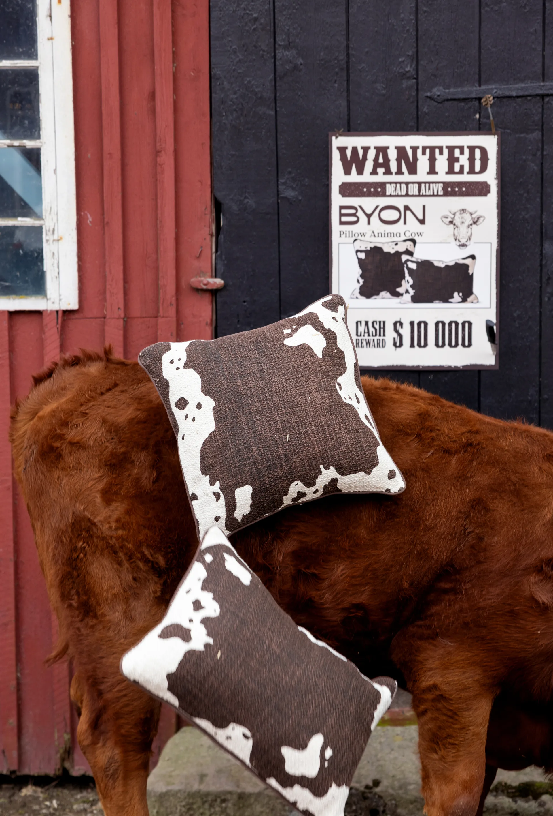 Cuscino Anima L 40x60 cm, Mucca Byon