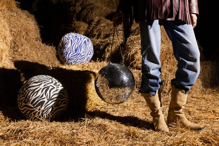 Cuscino Anima M 50x50 cm, Zebra-blu Byon