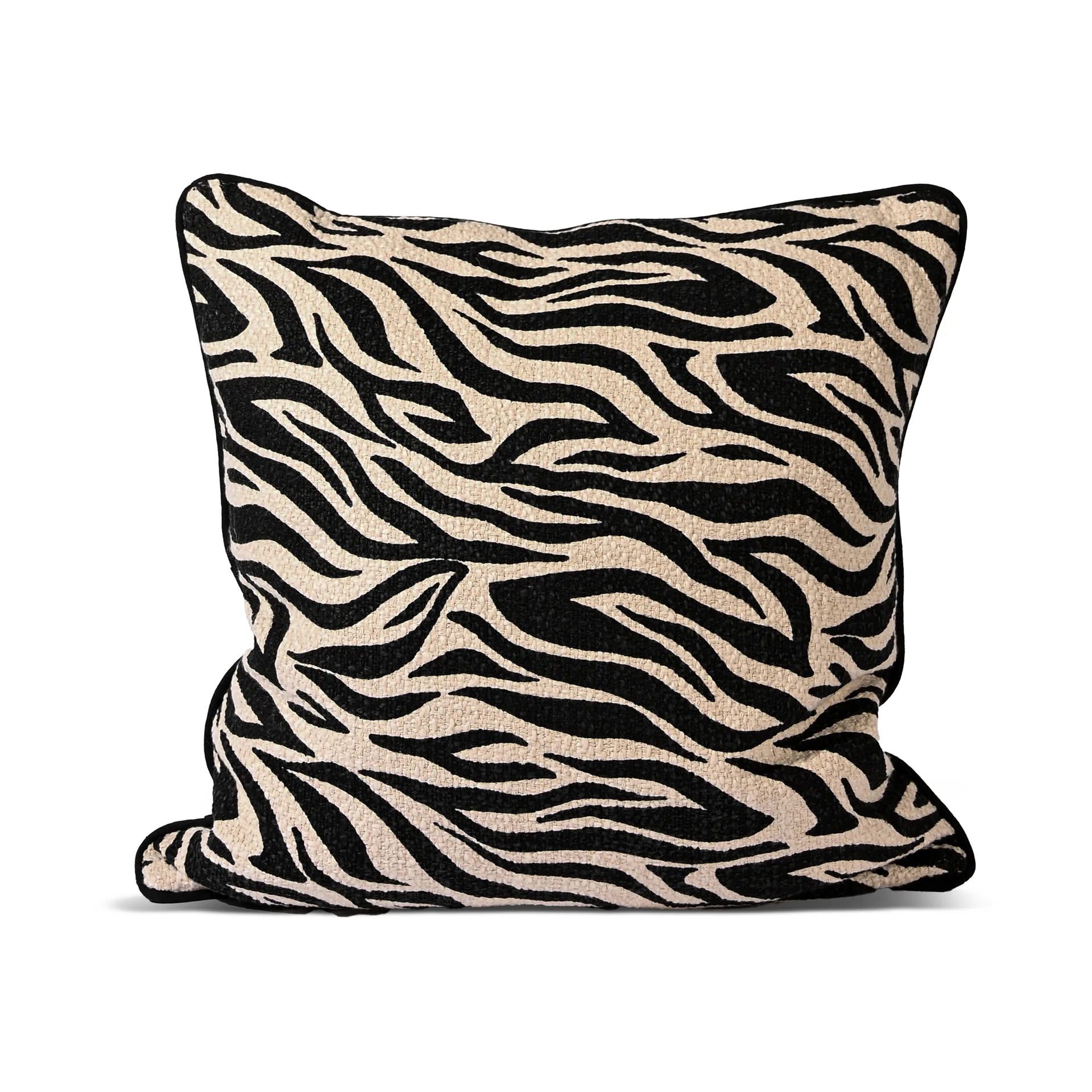 Cuscino Anima M 50x50 cm, Zebra-nero Byon