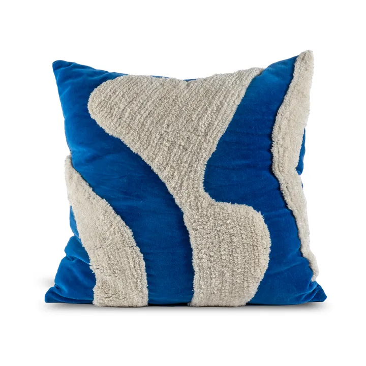 Cuscino Fluffy 50x50 cm - Blu, beige, 50x50 cm - Byon