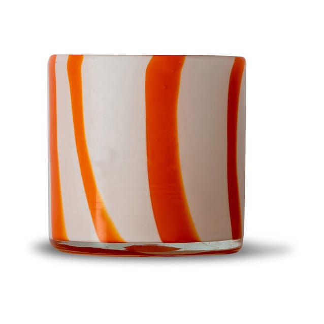 Lanterna Calore XS Ø 10 cm - Arancione-bianco - Byon
