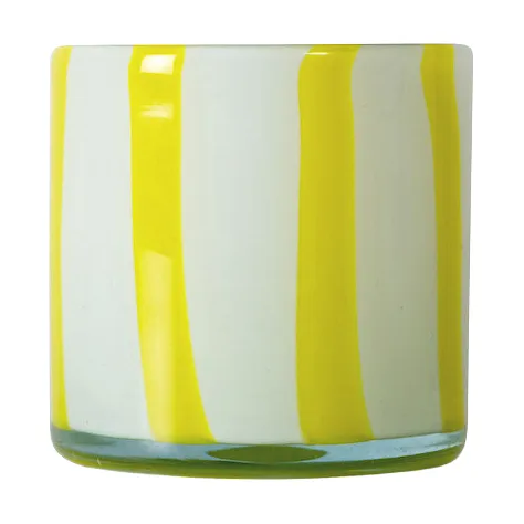 Lanterna Calore XS Ø 10 cm, Giallo-bianco Byon