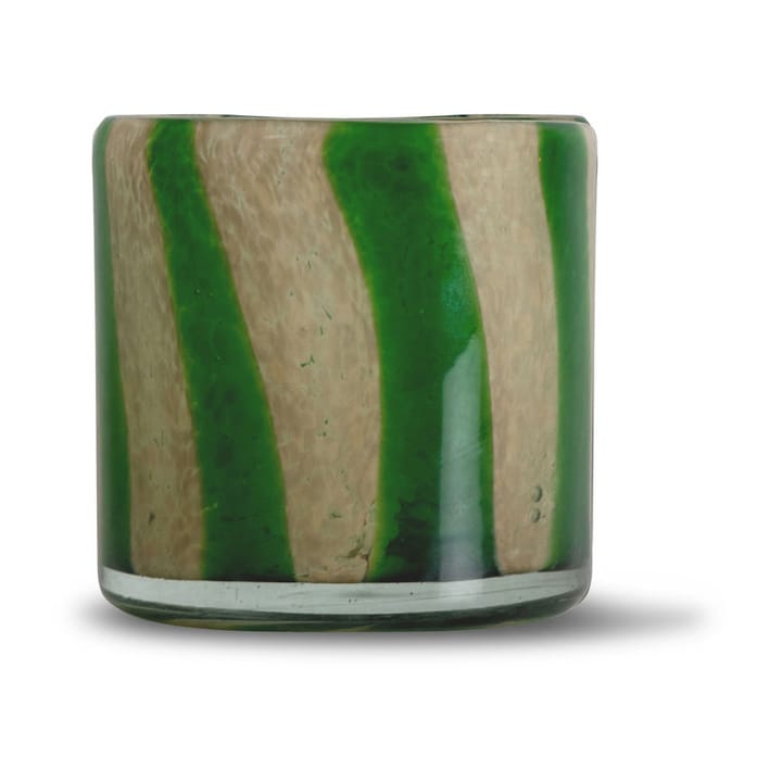 Lanterna-vaso Calore M Ø 15 cm - Verde-beige - Byon