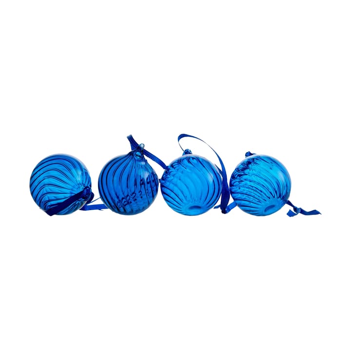 Pallina di Natale Opacity XS Ø4 cm confezione da 2 - Blu - Byon