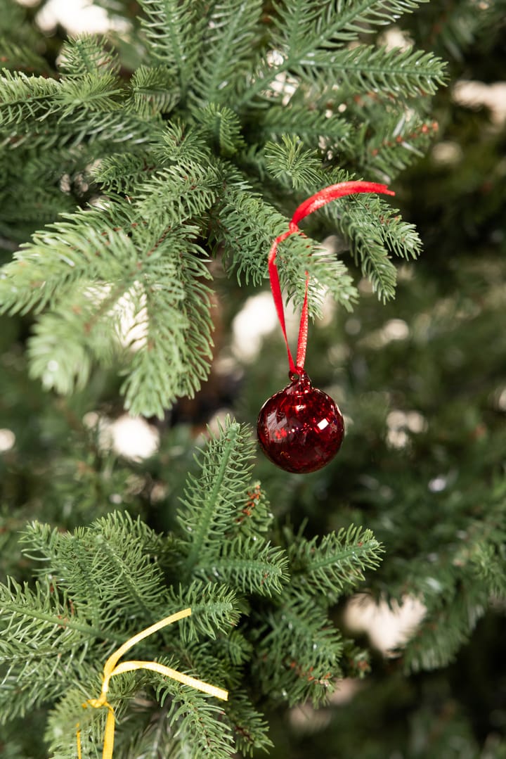 Pallina di Natale Opacity XS Ø4 cm confezione da 2, Rosso Byon